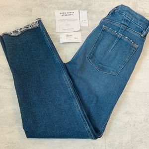 Good American Curve Straight Size 4/27 28” inseam new purchased 10/16/22